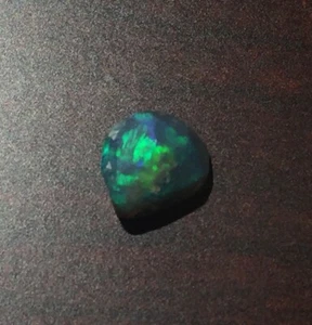 Solid Australian Black Opal Rub 0.85 ct. (Lightning Ridge) -BRIGHT!- - Bild 1 von 6