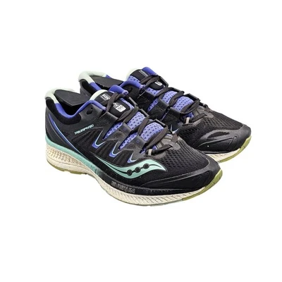 Zapatos para correr Saucony Triumph ISO 4 negros aguamarina púrpura para mujer talla 7 - S10413-4 Foto 1 de 4