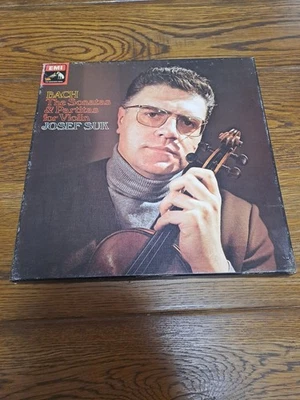 Josef Suk – BACH, The Sonatas And Partitas For Violin, 1st U.K, EMI-SLS 818. NM - Image 1 of 4