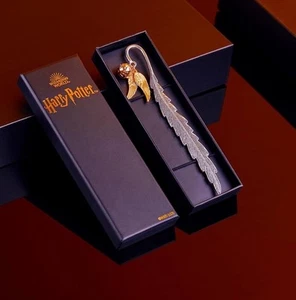 Harry Potter Metal Bookmark With Hanging Charm, Golden Snitch. - Picture 1 of 5