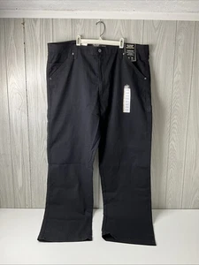NWT Levi Strauss Signature Men's 42x34 Carpenter Denim Jeans Black Workwear - Picture 1 of 17