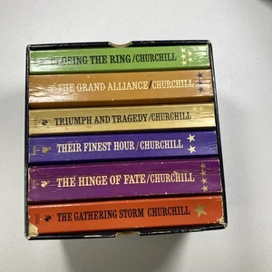 La Segunda Guerra Mundial, Juego de 6 volúmenes Churchill 1974 impresión - Imagen 1 de 7