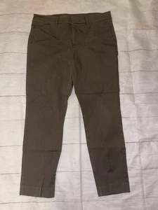 Womens 12 Old Navy Pixie High-Rise Skinny Brown Pants - Picture 1 of 4