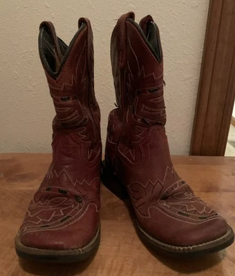 Botas Dan Post meninos/meninas cowboy faroeste estilo DPC 2905 criança tamanho 11 - Imagem 1 de 4