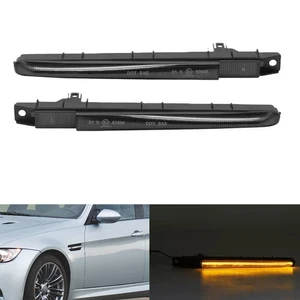 Für BMW E90 E92 E93 M3 Coupe Cabrio Limousine Schwarz Seitenblinker Blinker - Bild 1 von 6