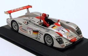 Minichamps 1/43 Scale Model Car 20000001205 - Infineon Audi R8 - Silver Red - Picture 1 of 3