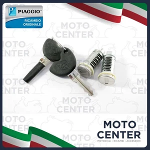 KIT 2 SCHLÖSSER PIAGGIO LIBERTY 50 125 150 - ZIP 50 2T 4T - FLY 50 100 125 150 - Bild 1 von 3