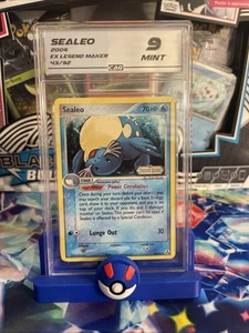 Pokemon Sealeo 43/92 EX Legend Maker Reverse Holo 2006 CAG 9 MINT - Picture 1 of 2