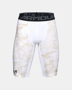 New Under Armour Compression Shorts White Camo - New with Tags - Picture 1 of 6