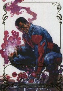 Marvel Masterpieces 2018 Tier 1 Gold Base Card 1 Wonder Man