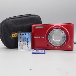 Olympus Digital Camera VG-180 16.0MP Red Tested - Picture 1 of 9