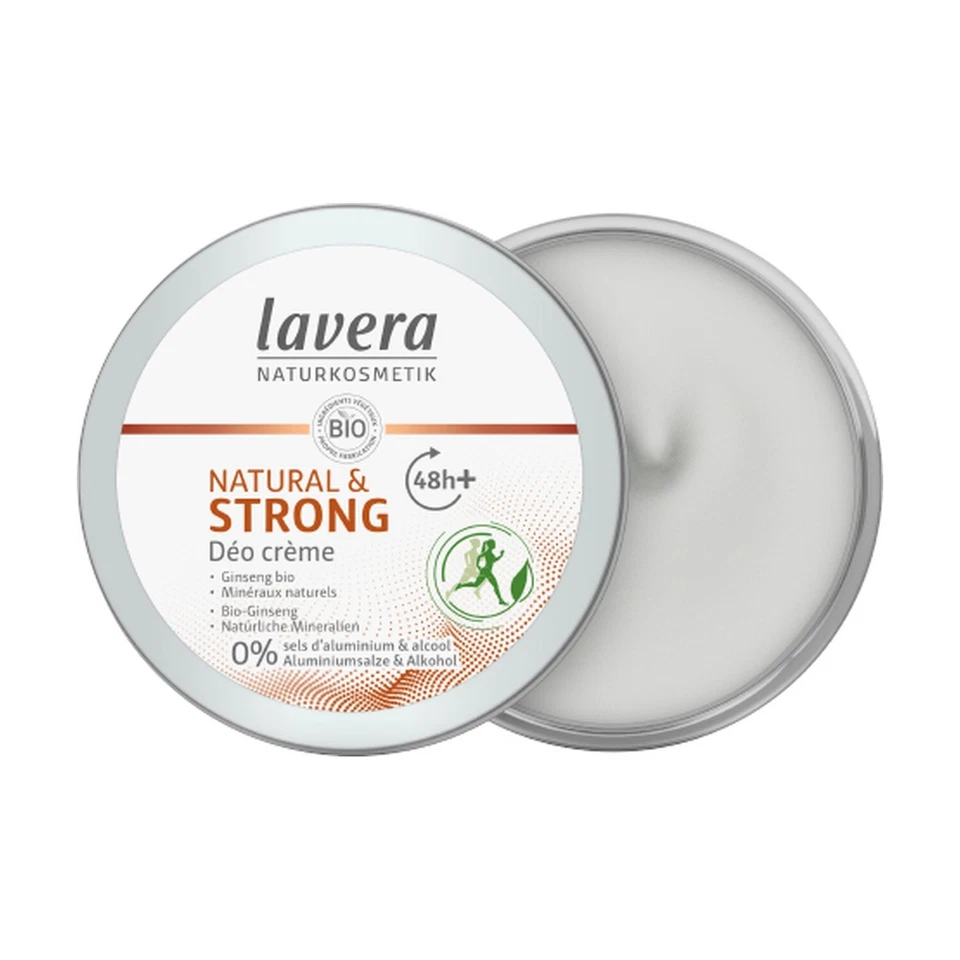 💚 Lavera Natural & Strong Cream Deodorant  50ml - Image 1 of 1