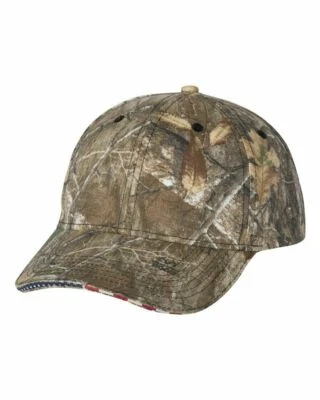 Realtree Edge Camo Cap Solid Panel Hunting baseball Hat men  Adjustable Closure  - Image 1 of 4