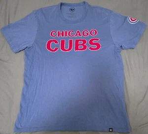 '47 Brand Chicago Cubs Herren L Shirt Stitched Letters MLB Sandberg Bartman Maddon - Bild 1 von 4