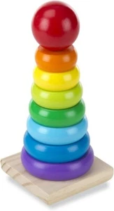 Juguete de madera Melissa & Doug - Apilador arco iris - Imagen 1 de 2