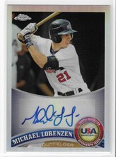 2011 Topps Chrome USA RC Auto Michael Lorenzen Refractor #d /199 - No Hitter!