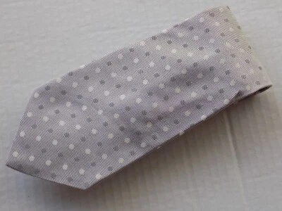 PAUL SMITH [PUNTOS/GRIS] Corbata Hombre 100% Seda Hecha en Italia Foto 1 de 3