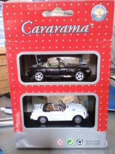 CARARAMA 1/43 - SET 2 AUTO - BMW Z3 ROADSTER + MGB COVERTIBLE - Foto 1 di 2