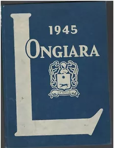 1945 Anuario de escuela secundaria Lasalle Ongiara Cataratas del Niágara Nueva York - Imagen 1 de 12