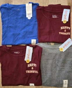 (Set of 4) CAT & JACK Boys Size M (8) T-Shirt Long Sleeve - Picture 1 of 4