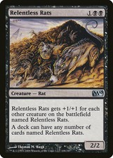 MTG Relentless Rats (M10) (foil)  [Magic 2010] [Near Mint]