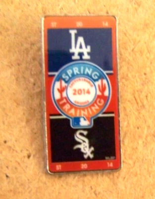 2014 Dodgers White Sox Spring Training pin Cactus League FREE SHIP c46429 - Image 1 of 4