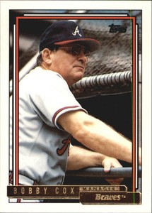 1992 (BRAVES) Topps Gold #489 Bobby Cox MG