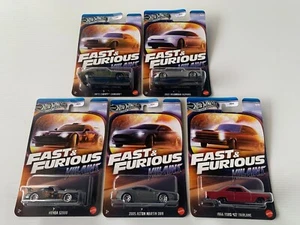 2025 Hot Wheels Silver Series Fast & Furious Villains Complete full set of 5 - Picture 1 of 15