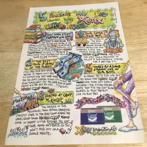 1994 KOTEX Curved Maxis Print Ad - Vintage Magazine Ad - Bild 1 von 1