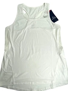 Reebok Athletic Women's Workout Ready Mesh Back Tank Top Med Slim Fit MSP $40 - Picture 1 of 9