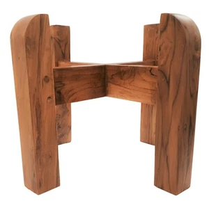 Base de madera de teca AquaHouse soporte para sistemas de filtro de agua por gravedad de hasta 8,5 litros - Imagen 1 de 2