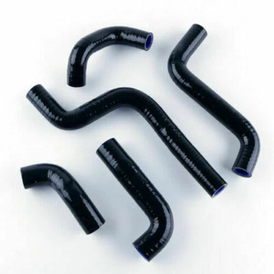 Manguera de radiador de silicona negra para Kawasaki Ninja 600R ZX600C GPX600R 1988-1997 Foto 1 de 4