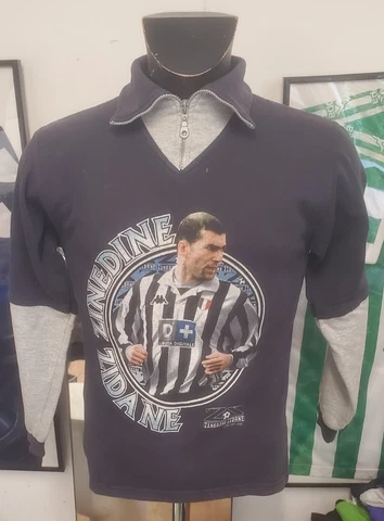 Football Jersey Hoodie Sweat Shirt Maglia Trikot Juventus 1998 Zidane Vintage S Cover