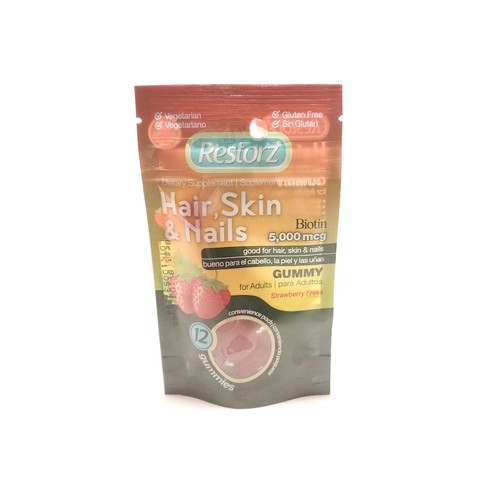 Restorz Dietary Supplement Biotin Gummy Good for Hair Skin Nails for sale online eBay