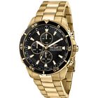 Sector Mens Wrist Watch Chrono Stainless Steel Gold Use73643008