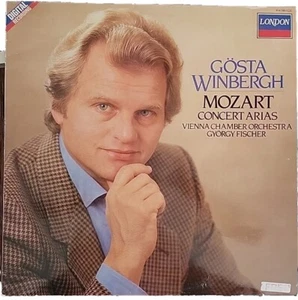 MOZART-Concert Arias Vienna Chamber Orchestra-Gosta Winbergh-London Label - Picture 1 of 16