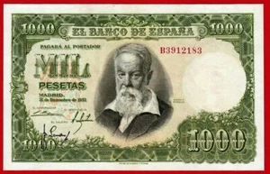 1000 Pesetas, 1951 ''Sorolla'' Serie B, EBC- - Picture 1 of 2