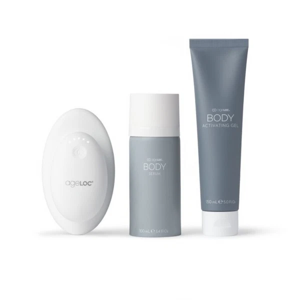 Nu Skin ageLOC WellSpa iO Body Serum pacote de gel ativador relaxante 3 peças NOVO - Imagem 1 de 1