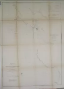 Mapa original de la costa del Pacífico de 1862 PUNTO PINOS A CABEZA DE BODEGA California - Imagen 1 de 15