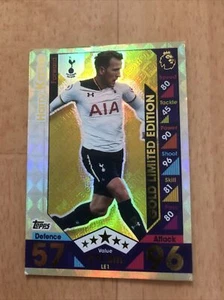 Match Attax 2016/2017 Harry Kane Gold Limited Edition Trading Card - Picture 1 of 2