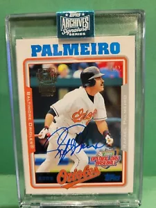 Rafael Palmeiro Topps Archives Signature Series/2005 Opening Day 1/1 Auto. #78 - Picture 1 of 2