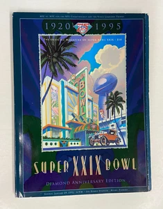 SUPER BOWL XXIX -  SAN FRAN. 49ERS VS. SAN DIEGO CHARGERS- OFFICIAL GAME PROGRAM - Picture 1 of 2
