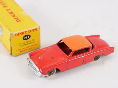Dinky Toys F N° 24Y Studebaker Commander Riverniciato In Scatola 1/43 - Immagine 1 di 4