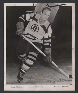 1957 Press Photo, Doug Johns Boston Bruins - Picture 1 of 2