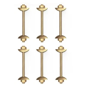 Pack of 6 Furniture Fastening Bolts with Nut for Countertops Bed Butcher Block - Picture 1 of 8