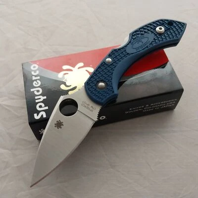 Navaja de Bolsillo Spyderco Dragonfly 2 Lockback Azul FRN CPM-SPY27 28PCBL2 Foto 1 de 4
