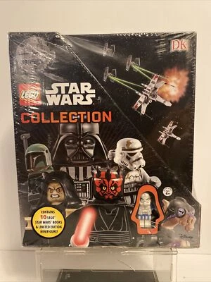 DK Lego Star Wars Collection-Set of 10 Hardcover Books plus Mini Figure 2016 New - Image 1 of 4