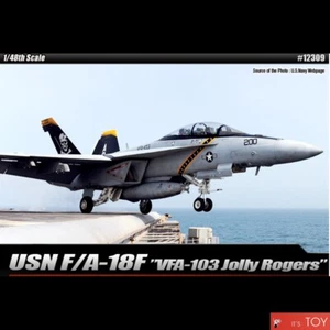 Academy 1/48 USN FA-18F VFA-103 ""Jolly Rogers"" Avión Modelo Kit #12309 - Imagen 1 de 8