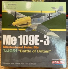 Dragon Wings Me 109E-3 Oberleutant Heinz Bär 1./JG51 “Battle of Britain” 1/72