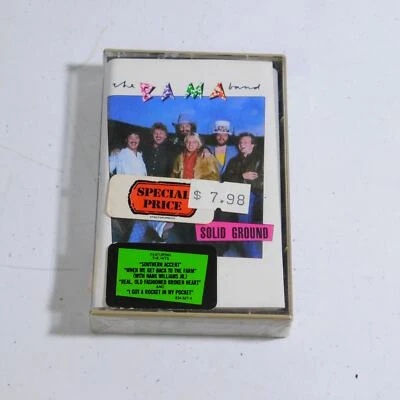 The Bama Band Solid Ground Cassette Sealed Country Album 1988 Mercury - Image 1 of 4